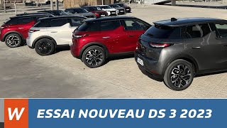 Essai du nouveau DS 3 2023