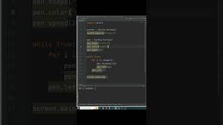 Create Simple Spinning Square Animation With Turtle - Python #animation #coding #learnpython