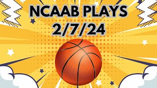 College Basketball Picks & Predictions Today 2/7/24
