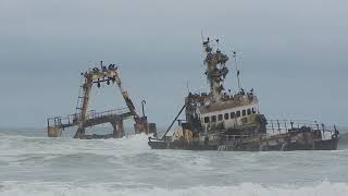 The Zeila wreck on Namibia Skeleton coast