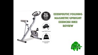 Exerpeutic Folding Magnetic Upright Exercise Bike Review