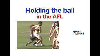 Holding the ball in the AFL