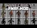 Minecraft FIVE NIGHTS AT FREDDY'S MOD / KILL SCARY MONSTERS AND SURVIVE!! Minecraft