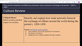 APWH Modern Unit 2 Thematic Review