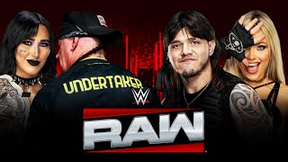 FULL MATCH — Undertaker \u0026 Rhea Ripley vs. Dominik Mysterio \u0026 Liv Morgan - MIXED TAG : WWE RAW 2025