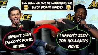 Anthony Mackie & Sebastian Stan Continuously Roasting Tom Holland(Part-2) - Avengers: Infinity War