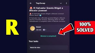 🚨 El Salvador Grants Bitget a Bitcoin License! | Tapswap Code