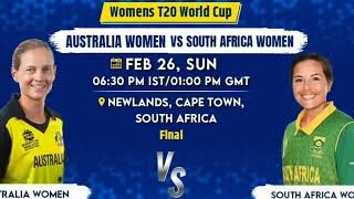 Australia Women VS South Africa Women T20 World Cup || Womens T20 World cup ||