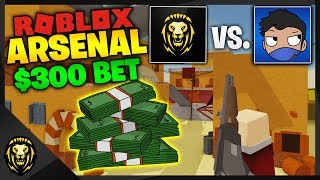 $300 1v1 BET vs PREVAIL in Arsenal (Roblox)