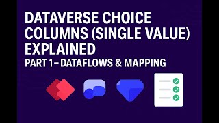 Dataflows Part 1 | Dataverse Choice Columns (Single Value) - Power Platform Tutorial
