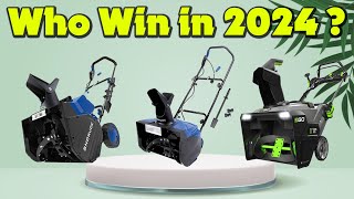 Top 5 Best Cordless Snow Blower 2024 - WHO IS THE NEW 1?