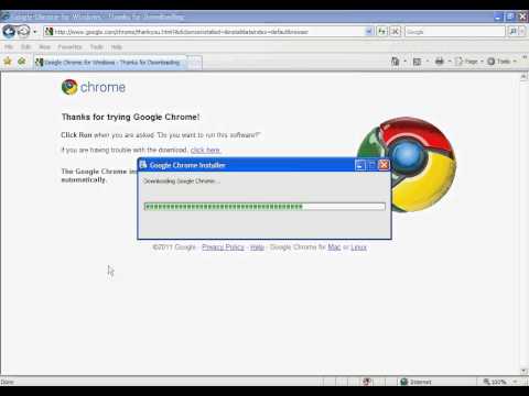 Installing Google Chrome on Windows XP.avi Installing Google Chrome on Windows XP.avi
