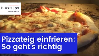 Pizzateig einfrieren und auftauen: So geht's richtig