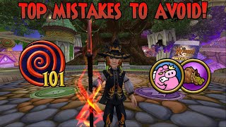 Wizard101 Top Mistakes For Players To Avoid