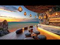 Smooth Jazz Music ~ Seaside Cafe Ambience, Ocean Sound & Jazz Instrumental Music for Stress Relief