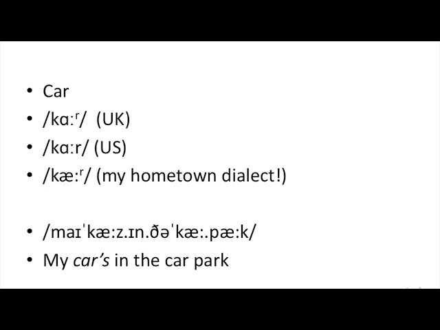 Phonetics Transcription Practice