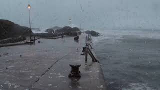 Ocean Storm Sounds for Sleep or Study   Loud Thunder, Waves, Howling Wind & Heavy Rain   Stormy Sea