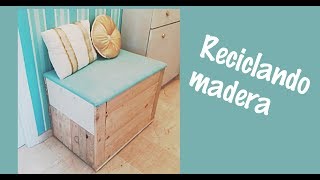 Como hacer un baúl con maderas recicladas