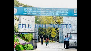 EFLU Hall Tickets | entrance test 2020