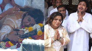 Bappi Lahiri Daughter Rema Lahiri and Son Bappa Lahiri Very Emotional at Bappi Da Funeral