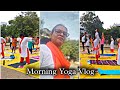 Morning Yoga Vlog #yoga #morningvlog #vlog#trending #viral