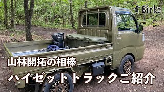 軽トラ紹介！ハイゼットトラック／カーキ4WB5MT／GEOLANDAR（ジオランダー）X-ATに履き替えました。