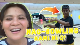 NAG-BOWLING SI Q! (CHAMBA LANG NIYA?!) | CANDY AND QUENTIN | OUR SPECIAL LOVE