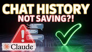 Claude AI Not Saving Chat History FIX Step by Step (Beginner Tutorial 2026)