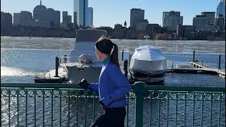 RUNNING IN BOSTON | First time in America | 12km