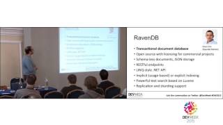RavenDB: the .NET NoSQL database - Sasha Goldshtein