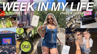 WEEK IN MY LIFE (productive \u0026 realistic) 🎧🌷| Laneway Festival, Super Bowl, Pilates, Editing, Etc! ✨