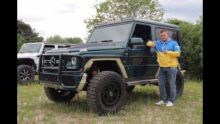 ONE OF 5000 cars! Our rare green 3-door G Wagon W463 project! Fully restored, lifted, upgraded!