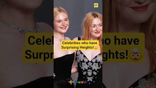 you wont believe their heights! #celebrities #celebritygossip #shorts