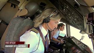 Emirates: Mujeres piloto volando alto alrededor del Mundo