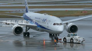 【4K】Plane Spotting　ANA  Naha Airport　飛行機動画/沖縄県那覇空港