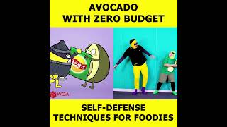 Self-Defense Techniques For Foodies - Avocado Couple Parody #shorts