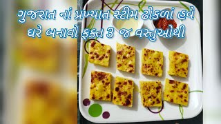 લાઈવ સ્ટીમ ઢોકળા |Gujarati Street Food