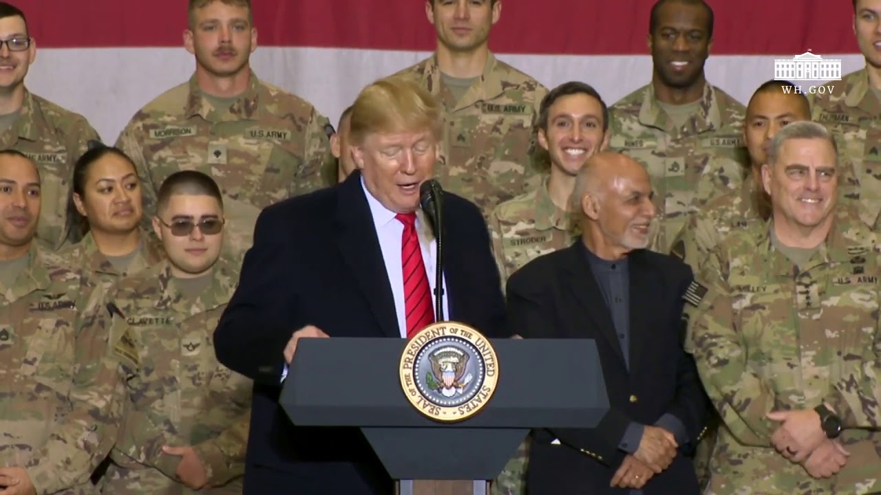 Speech: Donald Trump Addresses Troops On Thanksgiving In Afghanistan ...