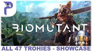 Biomutant - All 47 Trophies - Showcase 🏆