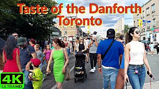 【4K】TASTE OF THE DANFORTH TORONTO GREEKTOWN CANADA'S LARGEST GREEK STREET FESTIVAL