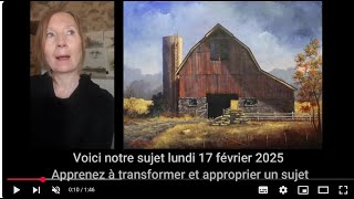 JANINE GALLIZIA Aquarelle LIVE 17 fév 2025. Peindre des peintures originales à un niveau supérieur!!