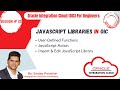 JavaScript Libraries in OIC | Creating and using Custom Functions in OIC | Java Script Action
