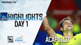 Highlights: Ferrer, Harrison Advance On Day One Acapulco 2018