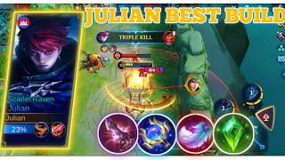 របៀបផ្គុំJulian Mobile Legends gameplay / Julian best build MLBB