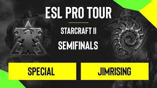 SC2 - SpeCial vs. JimRising - DH SC2 Masters - Summer 2020 - Semifinals - LA