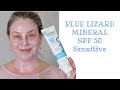 Sunscreen Sunday! Blue Lizard Mineral SPF 50 for Sensitive Skin!  Let's see what this is about!