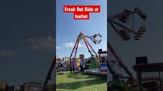 Freak Out Ride at funfair in South Yorkshire UK #freakout #freakouts #funfair #funfairrides #shorts