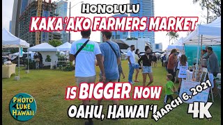 Kakaako Farmers Market is Bigger Now March 6, 2021 Hawaii Farmers Markets