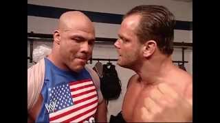 Chris Benoit, Kurt Angle and John Cena backstage segment (SmackDown 13.11.2003)