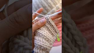 Very Simple crochet and knitting pattern tutorial #short #knitting #crochet #424